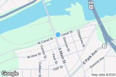 Map image of the property - 1 E Canal St