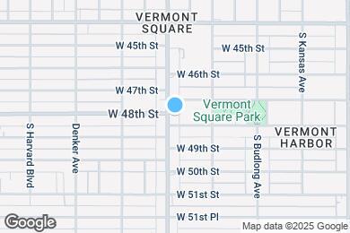 Map image of the property - 4720 S Normandie Ave