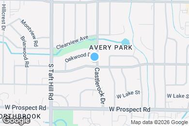 Map image of the property - 1207 Castlerock Dr