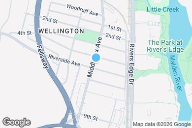 Map image of the property - 197 Middlesex Ave