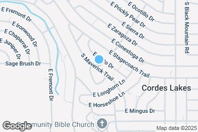 Map image of the property - 15763 S Maverick Trail