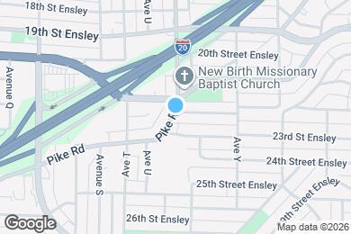 Map image of the property - 2301 22nd Street Ensley