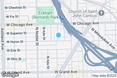Map image of the property - 1244 W Huron St