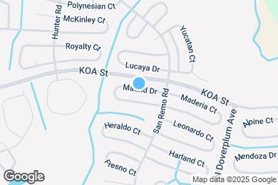 Map image of the property - 669 Madrid Dr