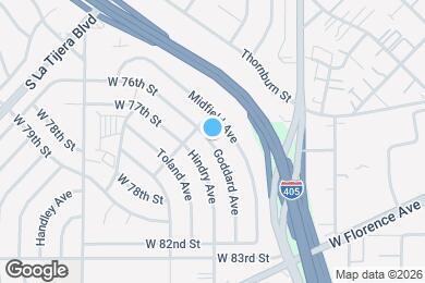 Map image of the property - 7614 Goddard Ave