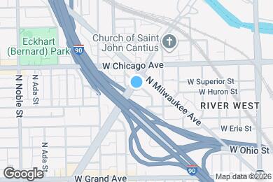 Map image of the property - 736 N Aberdeen St