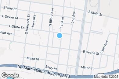 Map image of the property - 308 1st Ave