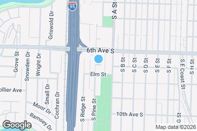 Map image of the property - 624 S Pine St