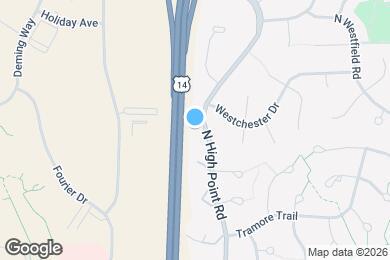 Map image of the property - 1216 N High Point Rd