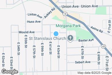Map image of the property - 3620 E 63rd St