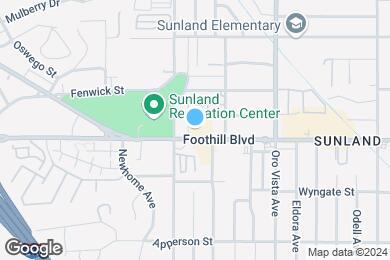 Map image of the property - 8541 Foothill Blvd