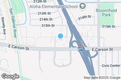 Map image of the property - Coral Pines Apartments