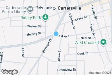 Map image of the property - 410 West Ave
