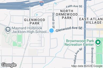 Map image of the property - 1003 Glenwood Ave SE