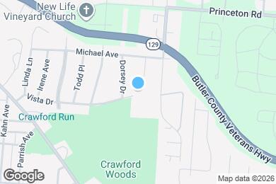 Map image of the property - 350 Vista Dr