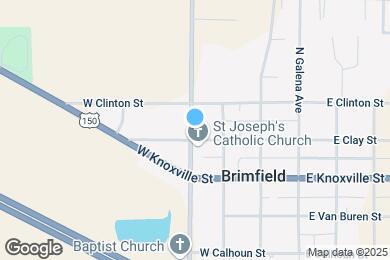 Map image of the property - 325 W Clay St