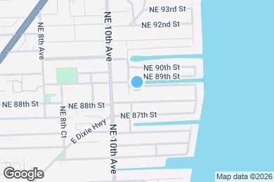 Map image of the property - 1082 NE 89th St