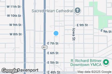 Map image of the property - 721 N Perry St