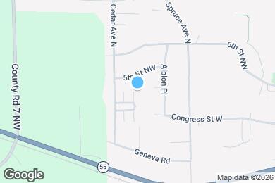 Map image of the property - 435 Cedar Pl