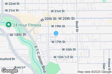 Map image of the property - 1249 W 17th St