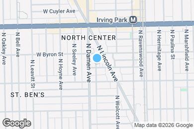 Map image of the property - 1928 W Berenice Ave