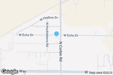 Map image of the property - 3250 W Echo Dr
