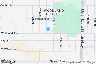 Map image of the property - 2417 Woodland Ave