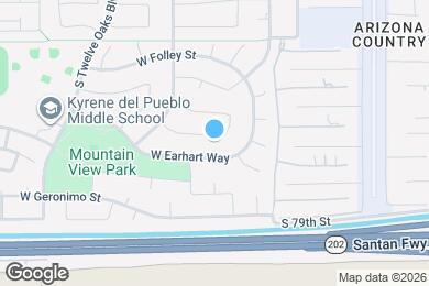 Map image of the property - 4641 W Whitten St