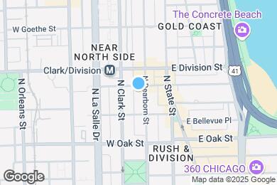 Map image of the property - 1221 N Dearborn St