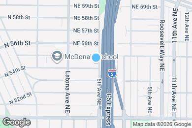 Map image of the property - 5407 5th Ave NE