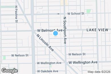 Map image of the property - 1434 W Fletcher St