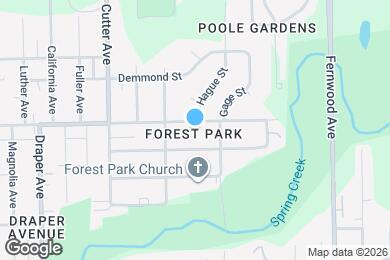 Map image of the property - 1408 Woodruff Rd