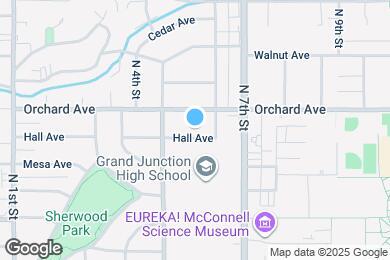 Map image of the property - 550 Hall Ave