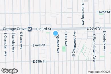 Map image of the property - 6330 S Ingleside Ave