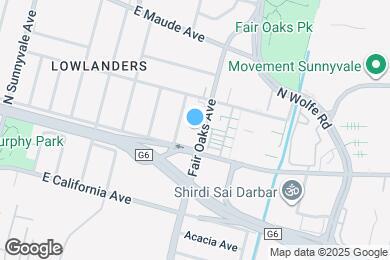 Map image of the property - 345 N Fair Oaks Ave