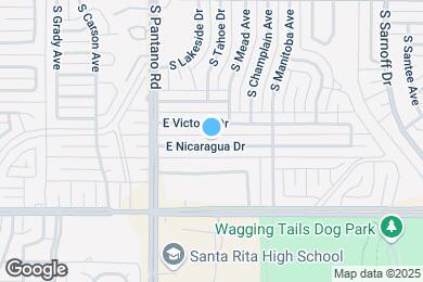 Map image of the property - 8001 E Nicaragua Dr