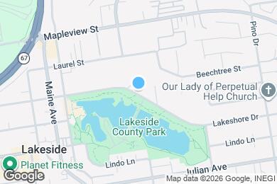 Map image of the property - 12716 Lakeshore Dr