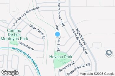 Map image of the property - 3753 Havasu Falls St NE