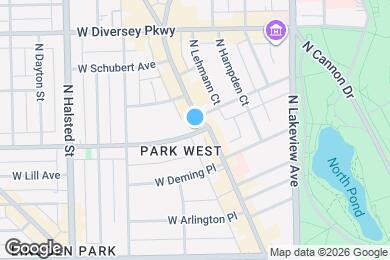 Map image of the property - 616 W Wrightwood Ave