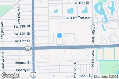 Map image of the property - 1350 SE 3rd Ave