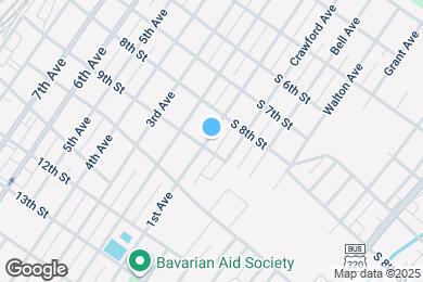 Map image of the property - 823 1st Ave