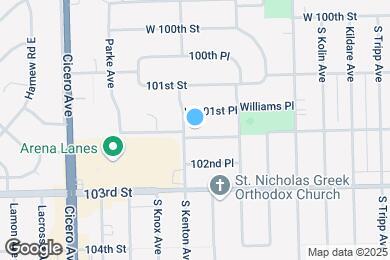 Map image of the property - 4532 W 102nd St