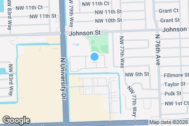 Map image of the property - 7851 NW 6th St
