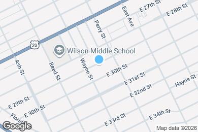 Map image of the property - 823 E 29th St