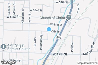 Map image of the property - 4922 E Willow St