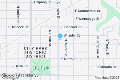 Map image of the property - 606 N Lawe St
