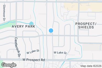Map image of the property - 1241 S Bryan Ave
