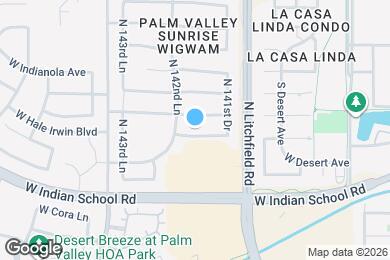 Map image of the property - 14216 W Columbus Ave