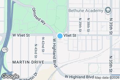 Map image of the property - 4266 W Highland Blvd