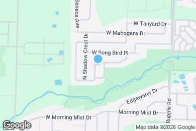 Map image of the property - 2622 N Brush Creek Dr